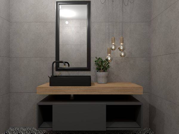 Piękna i funkcjonalna harmonia - Zestaw mebli łazienkowych z designerską umywalką, który oczaruje każde wnętrze!